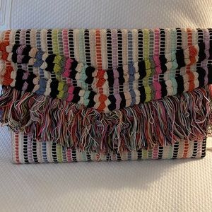 Stella and dot woven clutch